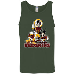 Mickey Mouse Washington Redskins American Football Nfl Sports Shirt Men Cotton Tank