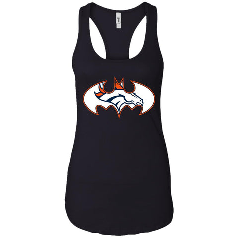 We Are The Denver Broncos Batman Nfl Mashup Women Tank Top Black / X-Small Women Tank Top - parenttees