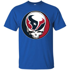 Houston Texans Grateful Dead Steal Your Face Football Nfl Shirts Men Cotton T-Shirt Men Cotton T-Shirt - parenttees