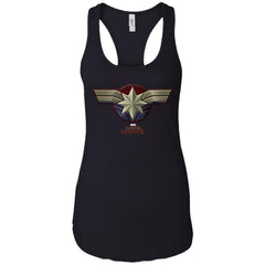 Marvel Captain Marvel Movie Chest Symbol Women Tank Top Women Tank Top - parenttees