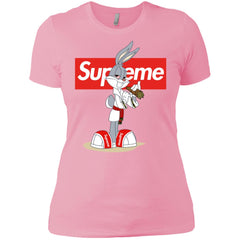 Supreme Rabbit Smoking T-shirt Women Cotton T-Shirt Women Cotton T-Shirt - parenttees