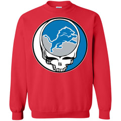 Detroit Lions Grateful Dead Steal Your Face Football Nfl Shirts Crewneck Pullover Sweatshirt Crewneck Pullover Sweatshirt - parenttees
