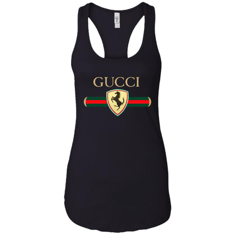 Gucci Ferrari T-shirt Women Tank Top Black / X-Small Women Tank Top - parenttees