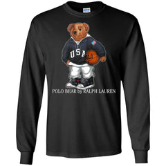 Polo Bear Ralph Lauren Shirt Men Long Sleeve Shirt Men Long Sleeve Shirt - parenttees