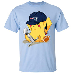 Nfl - New England Patriots Pikachu Super Bowl 2019 Football Men Cotton T-Shirt Men Cotton T-Shirt - parenttees