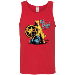 Captain Marvel Symbol Goose Fly High Men Cotton Tank Men Cotton Tank - parenttees