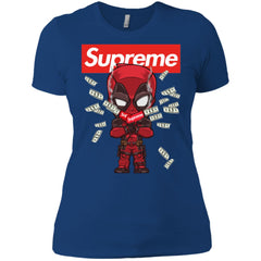 Supreme Deadpool Funny T-shirt Women Cotton T-Shirt Women Cotton T-Shirt - parenttees