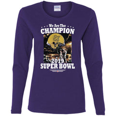 Nfl – New Orleans Saints We Are The Champion 2019 Super Bowl Football Women Long Sleeve Shirt Women Long Sleeve Shirt - parenttees