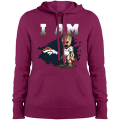 Nfl Denver Broncos I Am Groot T-shirt Women Hooded Sweatshirt Women Hooded Sweatshirt - parenttees