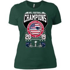 Nfl – Football Champions New England Patriots Super Bowl 2019 Women Cotton T-Shirt Women Cotton T-Shirt - parenttees