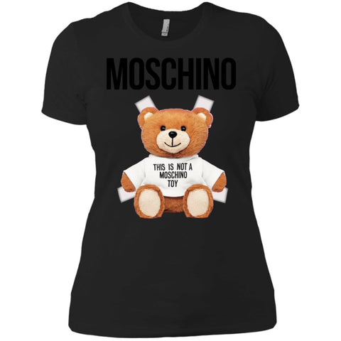 Moschino T-shirt Women Cotton T-Shirt Black / X-Small Women Cotton T-Shirt - parenttees