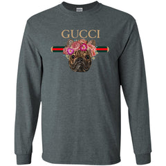 Gucci New Style Bull Dogs T-shirt Men Long Sleeve Shirt Men Long Sleeve Shirt - parenttees