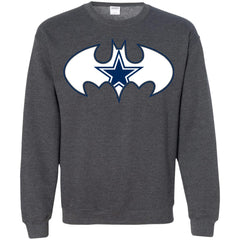 We Are The Dallas Cowboys Batman Nfl Mashup Crewneck Pullover Sweatshirt Crewneck Pullover Sweatshirt - parenttees