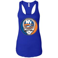 New York Islanders Grateful Dead Steal Your Face Hockey Nhl Shirts Women Tank Top Women Tank Top - parenttees