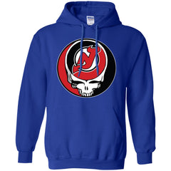 New Jersey Devils Grateful Dead Steal Your Face Hockey Nhl Shirts Pullover Hoodie Sweatshirt Pullover Hoodie Sweatshirt - parenttees