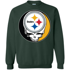 Pittsburgh Steelers Grateful Dead Steal Your Face Football Nfl Shirts Crewneck Pullover Sweatshirt Crewneck Pullover Sweatshirt - parenttees