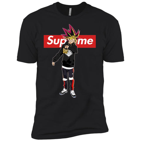 Supreme Yugi Mutou Game Yugioh T-shirt Men Short Sleeve T-Shirt Black / X-Small Men Short Sleeve T-Shirt - parenttees