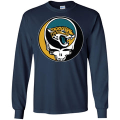 Jacksonville Jaguars Grateful Dead Steal Your Face Football Nfl Shirts Men Long Sleeve Shirt Men Long Sleeve Shirt - parenttees