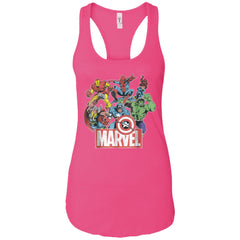 Marvel Avengers Team Retro Comic Vintage Graphic Women Tank Top Women Tank Top - parenttees