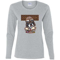 Louis Vuitton T-shirt Style Dogs T-shirt Women Long Sleeve Shirt