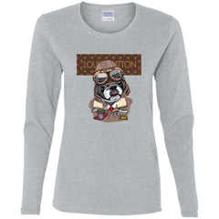 Louis Vuitton T-shirt Style Dogs T-shirt Women Long Sleeve Shirt Women Long Sleeve Shirt - parenttees