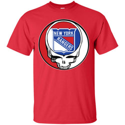 New York Rangers Grateful Dead Steal Your Face Hockey Nhl Shirts Men Cotton T-Shirt