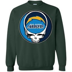 Los Angeles Chargers Grateful Dead Steal Your Face Football Nfl Shirts Crewneck Pullover Sweatshirt Crewneck Pullover Sweatshirt - parenttees