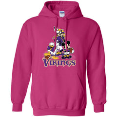 Mickey Mouse Minnesota Vikings American Football Nfl Sports Shirt Pullover Hoodie Sweatshirt Pullover Hoodie Sweatshirt - parenttees