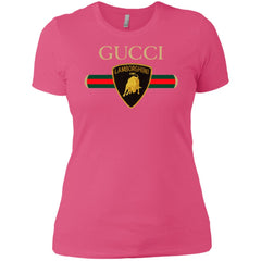 Gucci Lamborghini T-shirt Women Cotton T-Shirt Women Cotton T-Shirt - parenttees