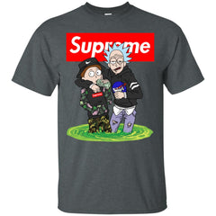 Supreme Rick And Morty T-shirt Men Cotton T-Shirt Men Cotton T-Shirt - parenttees