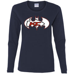 We Are The Kansas City Chiefs Batman Nfl Mashup Women Long Sleeve Shirt Women Long Sleeve Shirt - parenttees