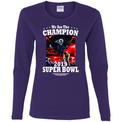 Nfl – Los Angeles Rams We Are The Champion 2019 Super Bowl Football Women Long Sleeve Shirt Women Long Sleeve Shirt - parenttees