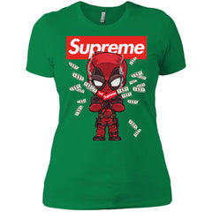 Supreme Deadpool Funny T-shirt Women Cotton T-Shirt Women Cotton T-Shirt - parenttees