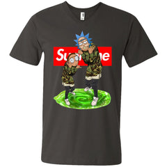 Supreme Rick And Morty Best T-shirt Men V-Neck T-Shirt Men V-Neck T-Shirt - parenttees