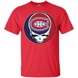 Montreal Canadiens Grateful Dead Steal Your Face Hockey Nhl Shirts Men Cotton T-Shirt