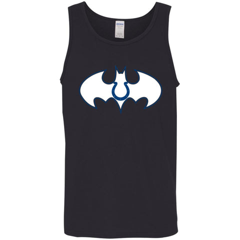 We Are The Indianapolis Colts Batman Nfl Mashup Men Cotton Tank Black / X-Small Men Cotton Tank - parenttees