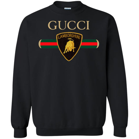 Gucci Lamborghini T-shirt Crewneck Pullover Sweatshirt Black / S Crewneck Pullover Sweatshirt - parenttees