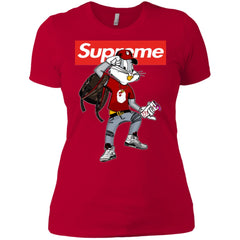 Supreme Rabbit Shirt Women Cotton T-Shirt Women Cotton T-Shirt - parenttees