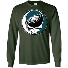 Philadelphia Eagles Grateful Dead Steal Your Face Football Nfl Shirts Men Long Sleeve Shirt Men Long Sleeve Shirt - parenttees