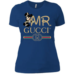 Gucci Couple Disney Mickey Valentine's Day T-shirt Women Cotton T-Shirt Women Cotton T-Shirt - parenttees