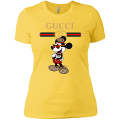 Gucci Mickey New Trending T-shirt Women Cotton T-Shirt Women Cotton T-Shirt - parenttees