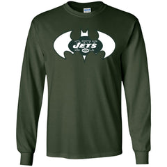 We Are The New York Jets Batman Nfl Mashup Men Long Sleeve Shirt Men Long Sleeve Shirt - parenttees