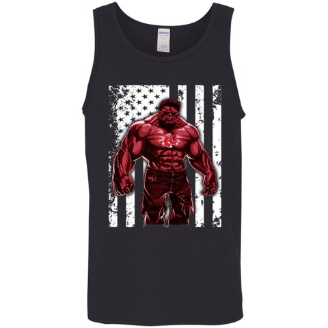 Giants Hulk Boston Red Sox T-shirt Flag Men Cotton Tank Black / X-Small Men Cotton Tank - parenttees