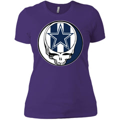 Dallas Cowboys Grateful Dead Steal Your Face Football Nfl Shirts Women Cotton T-Shirt Women Cotton T-Shirt - parenttees