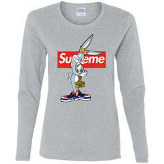 Supreme Rabbit Trending T-shirt Women Long Sleeve Shirt Women Long Sleeve Shirt - parenttees