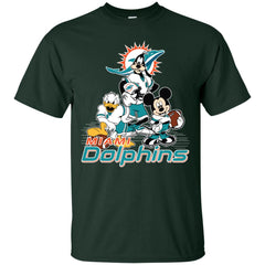 Mickey Mouse Miami Dolphins American Football Nfl Sports Shirt Men Cotton T-Shirt Men Cotton T-Shirt - parenttees