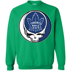 Toronto Maple Leafs Grateful Dead Steal Your Face Hockey Nhl Shirts Crewneck Pullover Sweatshirt Crewneck Pullover Sweatshirt - parenttees