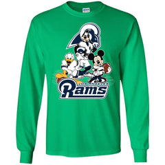 Mickey Mouse Los Angeles Rams American Football Nfl Sports Shirt Men Long Sleeve Shirt Men Long Sleeve Shirt - parenttees