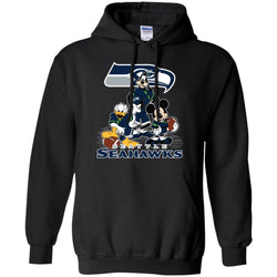 Mickey Mouse Seattle Seahawks American Football Nfl Sports Shirt Pullover Hoodie Sweatshirt