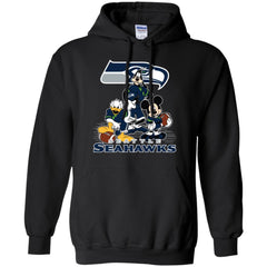 Mickey Mouse Seattle Seahawks American Football Nfl Sports Shirt Pullover Hoodie Sweatshirt Pullover Hoodie Sweatshirt - parenttees